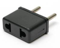 Кабель PowerPlant сетевой 220В EU/US черный DV00DV0022