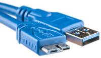 Кабель PowerPlant USB 3.0 AM to Micro B 0.1m KD00AS1229