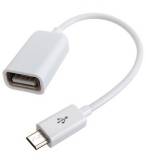 Кабель Lapara OTG USB 2.0 AF to Micro 5P 0.16m white LA-UAFM-OTG white