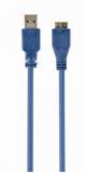 Кабель CABLEXPERT USB 3.0 AM to Micro 5P 0.5m CCP-mUSB3-AMBM-0.5M