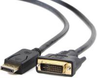 Кабель CABLEXPERT DisplayPort M to DVI M 1.0m 24+1pin CC-DPM-DVIM-1M