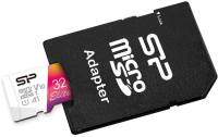 Флеш-карта Silicon Power 32GB microSD class10 UHS-I A1 V10 Elite COLOR SP032GBSTHBV1V20SP