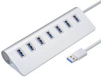 Разветвитель VOLTRONIC USB 3.0 to 7xUSB 0.2m aluminum YT-3HA7/2TB