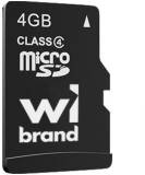 Флеш-карта Wibrand 4GB mictoSD class 4 WICDC4/4GB