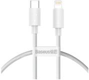 Кабель Baseus USB-C to Lightning 1.0m PD20W white CATLYS-B02