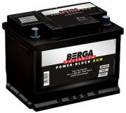 Аккумулятор Berga Power Block AGM 60Ah Ев (-/+) (680EN) 5609010687502