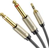 Кабель Ugreen 3.5mm M to 2x6.35mm M 1.0m gray UGR-10613