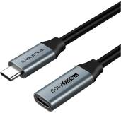 Кабель Cabletime USB-C M/F 0.5m 5Gbps 60W 4K60Hz CA913664