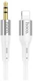 Кабель HOCO Lightning to 3.5mm M 1.0m silicone UPA22 white 6931474769480