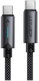 Кабель ACEFAST USB-C to USB-C 1.2m 60W nylon black 6974316284475