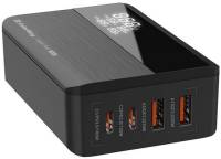 Зарядка ColorWay Power Delivery GaN (2USB-A + 2USB TYPE-C) (100W) b CW-CHS041PD-BK