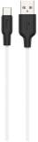 Кабель HOCO USB 2.0 AM to USB-C 2.0m 3A silicone X21 Plus blac 6931474713889