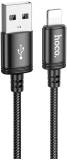 Кабель HOCO USB 2.0 AM to Lightning 3.0m X91 Radiance black 6931474788702