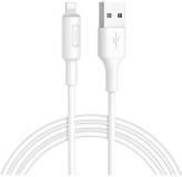 Кабель HOCO USB 2.0 AM to Lightning 1.0m 2A X25 white 6957531080114