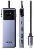 Разветвитель Ugreen USB-C 7-in-1 3xUSB + 1xUSB-C + HDMI + RJ45 + PD 10 45155