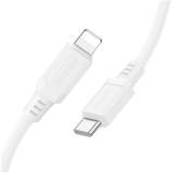 Кабель BOROFONE USB-C to Lightning 1.0m PD silicone BX115 Lotto wh 6941991119613