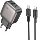Зарядка BOROFONE BAS54A Absolute 1xUSB-C PD20W + 1xUSB QC3.0 + cabl 6941991116216