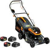Газонокосилка GTM акумуляторна, 218V, 48см, самохідна, 24Ah, ЗП BLM48-SP_KIT