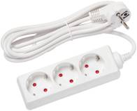 Фильтр Delux G3J 3м 3 роз. з заземленням white 90021622