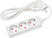 Фильтр Delux G3J 1.5м 3 роз. з заземленням white 90021621