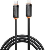Кабель XO USB-C to Lightning 1.0m 27W black XO-CB-300CL-BK