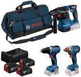 Инструмент Bosch Professional, GSR 18V-65 + GBH 18V-22 + GDX 18V-28 0.615.A50.093