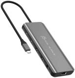 Разветвитель J5Create USB-C 7-in-1 2xHDMI + 2xUSB 3.2 + 1xRJ45 1000Mbps JCD398-N