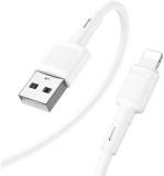 Кабель HOCO USB 2.0 AM to Lightning 1.0m 2.4A X83 white 6931474770875