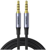 Кабель Ugreen 3.5mm M to 3.5mm M 1.5m (4pin) AV183 gray 20497