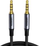 Кабель Ugreen 3.5mm M to 3.5mm M 1.0m (4pin) AV183 gray 10648