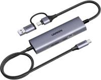 Аксессуар Ugreen CM725 USB-C/USB-A to Video Capture Card 1080P gray 65856