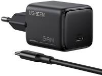 Зарядка Ugreen X517 USB-C PD25W GaN black 65736
