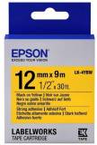 Картридж Epson Tape - LK4YBW Strng adh Blk/Ye C53S654014