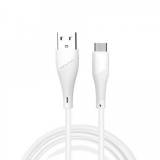 Кабель Wuw USB 2.0 AM to Micro 5P 1.0m 2.4A X196 white 6972573335572