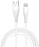 Кабель Wuw USB 2.0 AM to Lightning 1.0m 2.4A X196 white 6972573335596