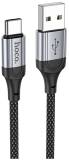 Кабель HOCO USB 2.0 AM to USB-C 1.0m 3A nylon X102 black 6942007608770