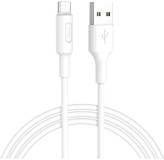 Кабель HOCO USB 2.0 AM to USB-C 1.0m 2A X25 white 6957531080152