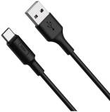 Кабель HOCO USB 2.0 AM to USB-C 1.0m 2A X25 black 6957531080145