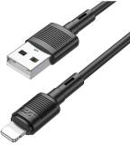 Кабель HOCO USB 2.0 AM to Lightning 1.0m 2.4A X83 black 6931474770868