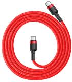 Кабель Baseus USB-C to USB-C 1.0m USB 3.1 3A red CATKLF-G09