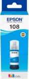 Чернило Epson 108 EcoTank Cyan ink bottle C13T09C24A