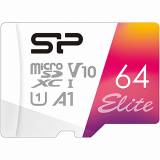 Флеш-карта Silicon Power 64GB microSDXC class 10 UHS-I U1 A1 Elite Color SP064GBSTXBV1V20SP