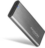 Карманы AXAGON USB-C 3.2 Gen 2 metal box for M.2 NVMe & SATA SSD EEM2-SG2