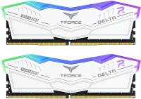 Память Team T-Force Delta RGB White DDR5 32GB (2x16GB) 6000MHz CL38 Kit FF4D532G6000HC38ADC01