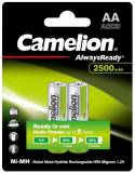 Аккумулятор CAMELION AА 2500mAh Ni-MH Always Ready HR6 BP2 NH-АA2500АRBP2