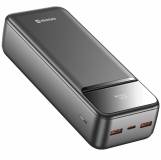 Павербанк Swissten 30000mAh POWER LINE II 22.5W PD QC Black 8595217490635