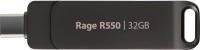 Флешка Patriot 32GB Rage R550 Matte Black USB 3.2/Type-C PE32GR550DSAD