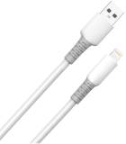 Кабель ColorWay USB 2.0 AM to Lightning 1.0m 3A liquid silicone wh CW-CBUL093-WT