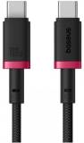 Кабель Baseus USB-C to USB-C 1.0m 100W red/black P10377803U01-01
