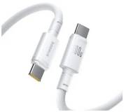 Кабель Baseus USB-C to USB-C 1.0m 100W white E0426V01
